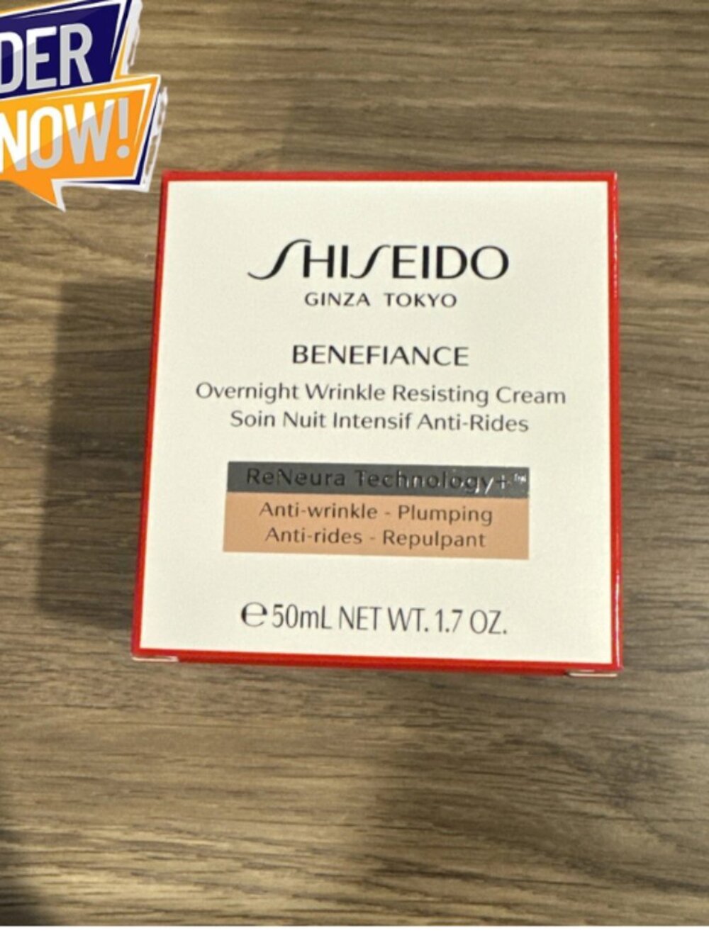 Shiseido Benefiance Overnight Wrinkle Resisting Cream (50ml / 1.7 OZ) - Picture 2 of 2
